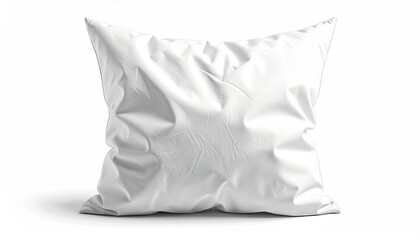 Naklejka premium White Pillow Isolated on White Background