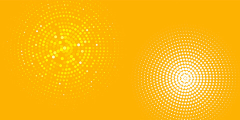 Abstract yellow mustard Rounded Lines Halftone Transition. Vector Background Illustration