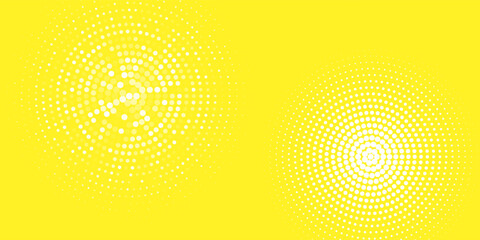 Abstract yellow mustard Rounded Lines Halftone Transition. Vector Background Illustration