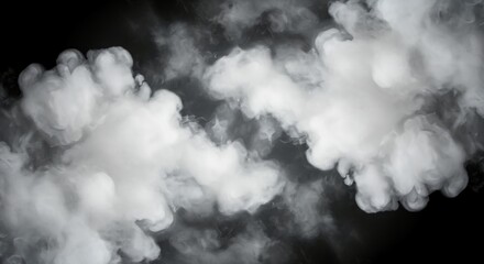 Heavy clouds of thick white smoke billowing and swirling, creating a mesmerizing abstract texture for background design or atmosphere, atmospheric, wallpaper, fog