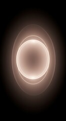 Minimalist abstract blank slate defined by subtle energy waves and perfect geometric structures for foundational vibrational study and potential energy, resonant, fundamental, complexity