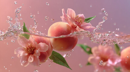 Peach Blossom Splash / 桃花スプラッシュ