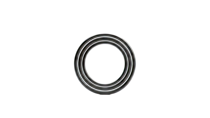 Concentric Black Rings on White Background