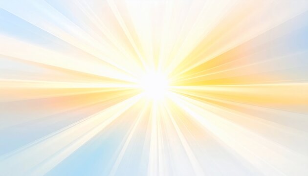 Radial burst of brilliant white light radiating outwards from a central point