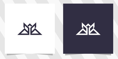 letter bb logo design vector © euforia