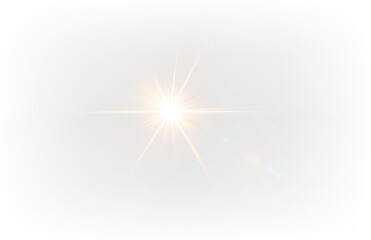 Glowing Prism Rainbow Sun Light PNG with Shimmering Crystal and Bright Glare