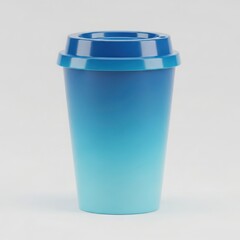 Obraz premium Blue gradient travel mug