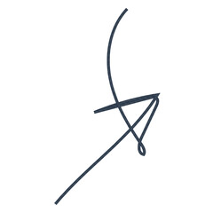 vector illustration of an arrow