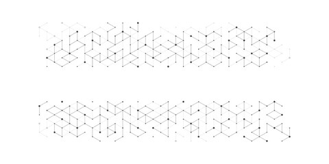 Modern health care or medical background design. Health care innovation concept. Horizontal header web banner. Abstract geometric background with hexagon shapes for medicine, science, chemistry.