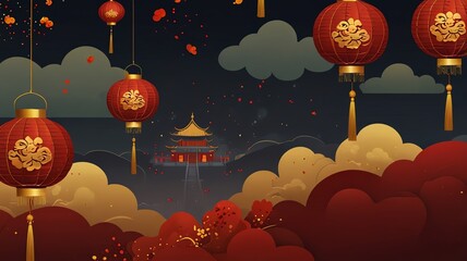 chinese new year lanterns