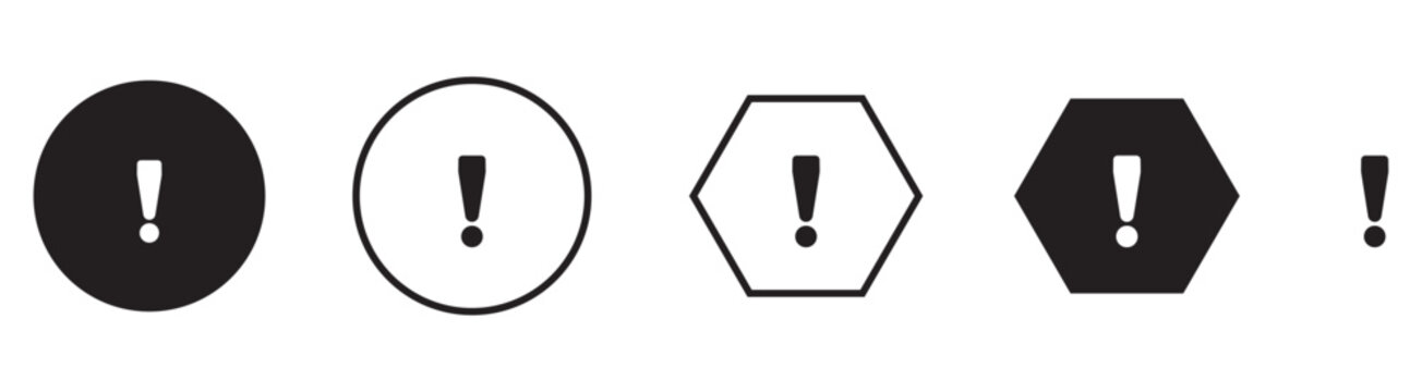 Information. Different styles, color, more information. Vector icons.