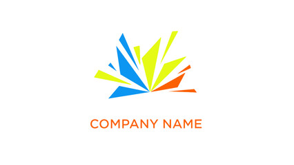 Colorful Abstract Logo Design Element.