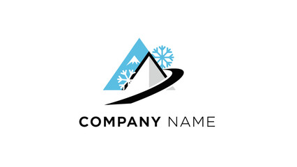 Company Logo Design with Letter A.