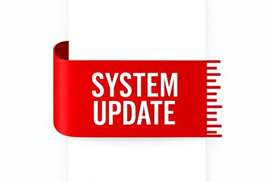 System update notification banner