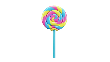 Colorful Swirl Lollipop