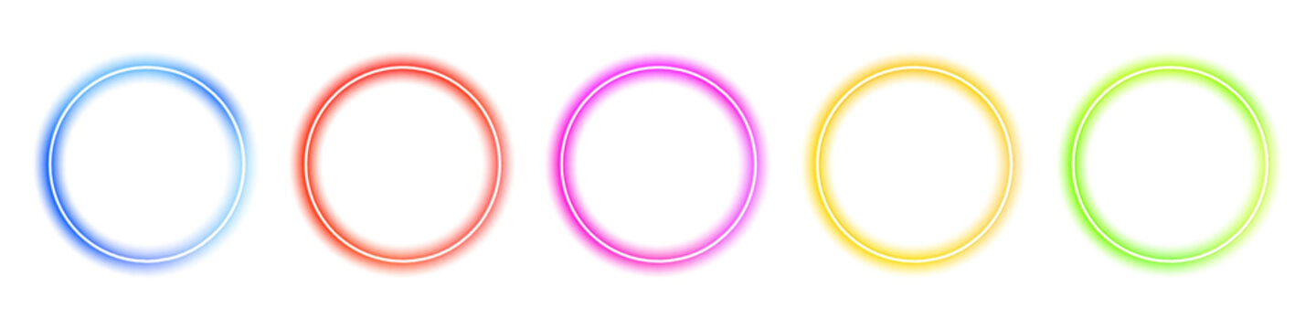 Gradient square frame with glowing electric LED edges. Futuristic box layout emphasizes clean lines and soft illumination in PNG. Neon is included one time as highlight vector.