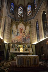 Rome, Lazio 09.03.2020: Church of the Sacred Heart of Jesus in Prati