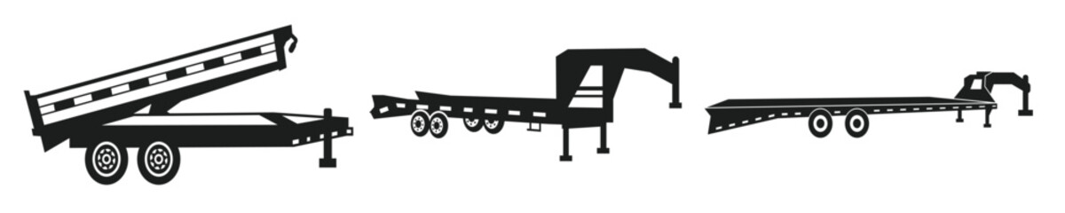 big tex trailers vectors design isolated on a white © Fumbs