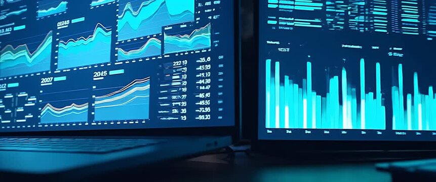 Develop a sophisticated executive dashboard delivering integrated business intelligence real time performance data interactive charts and refined analytical reporting for leadership in  Photo Stock  C
