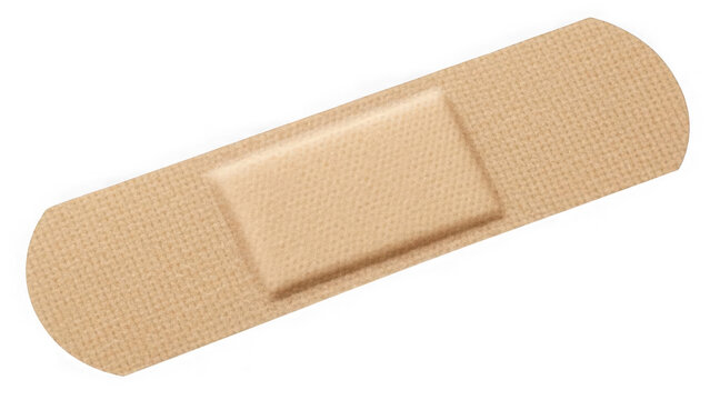 Adhesive bandage isolated on transparent background isolated on transparent background