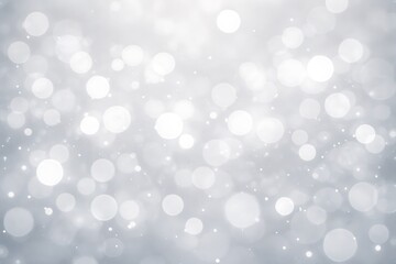 white bokeh light effect background with circles