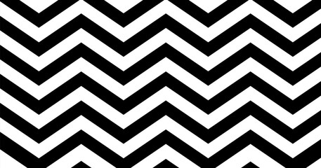 Abstract black white chevron pattern background with zigzag lines creating dynamic geometric texture
