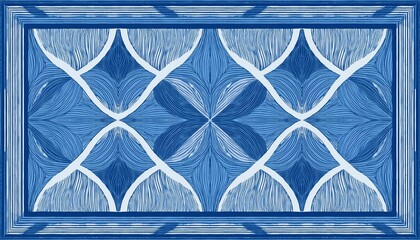 blue sky blue white chark pattern fabric scarf pattern