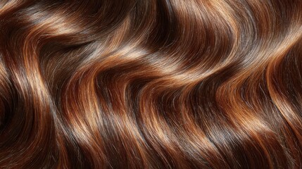 Naklejka premium Close-up of wavy brown hair strands isolated on transparent background