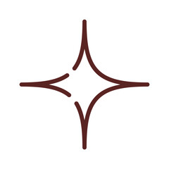 Star sparkle cancer day symbol