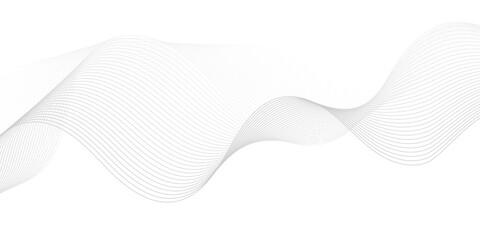 Vector wave digital white and gray gradient blend futuristic technology. flow tech transparent line stripe energy connection web music and sound. beautiful dynamic smooth space texture background.