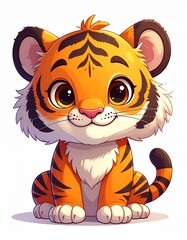 The tiger is the largest wild cat in the world and belongs to the genus Panthera. Known for its striking orange fur and black stripes, every tiger has a unique pattern&mdash;just like a fingerprint!