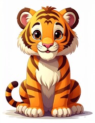 The tiger is the largest wild cat in the world and belongs to the genus Panthera. Known for its striking orange fur and black stripes, every tiger has a unique pattern&mdash;just like a fingerprint!