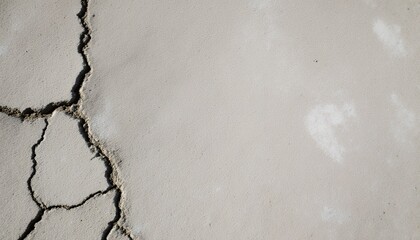 Detailed Close-Up of Worn Concrete Surface with Visible Cracks