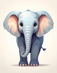 The elephant is the largest land animal in the world and is admired for its intelligence, kindness, and strong family bonds. 