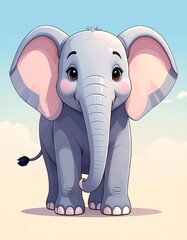 The elephant is the largest land animal in the world and is admired for its intelligence, kindness, and strong family bonds. 