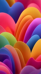 abstract background with colorful of hearts