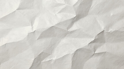 Crumpled white paper texture