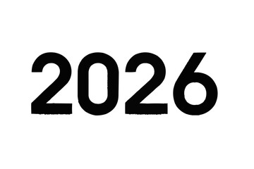 3D illustration of a gold metal number sign for a happy New Year holiday celebration and business calendar date design