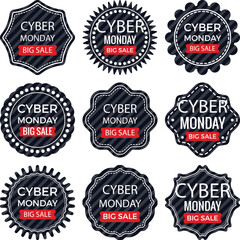 Multi colored starburst shape set for catchy ecommerce product banners vector