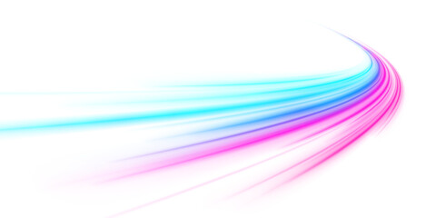 Neon technology lines and glowing waves with fast laser beams. Dynamic cyberspace motion with streaks, swirling paths, and futuristic digital energy.