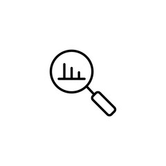 Analytics search icon