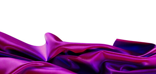 Luxurious abstract background featuring vibrant purple fabric with a rich texture. Perfect for fashion, design, and arti