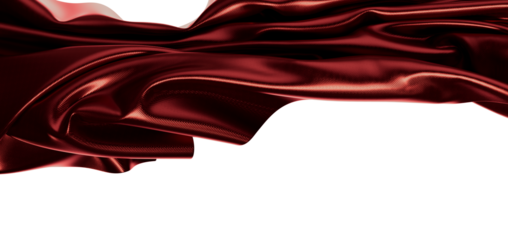 Luxurious burgundy satin cloth with smooth texture, perfect for fashion, design backgrounds, and elegant themes. Ideal f