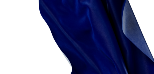 Abstract image of a flowing blue fabric, perfect for backgrounds. Ideal for artistic concepts and designs. Textural deta