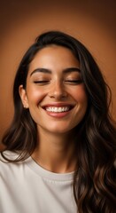 Radiant Smile - A Portrait of Joy and Serenity.