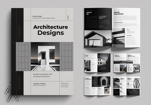 Architecture Portfolio Design Template