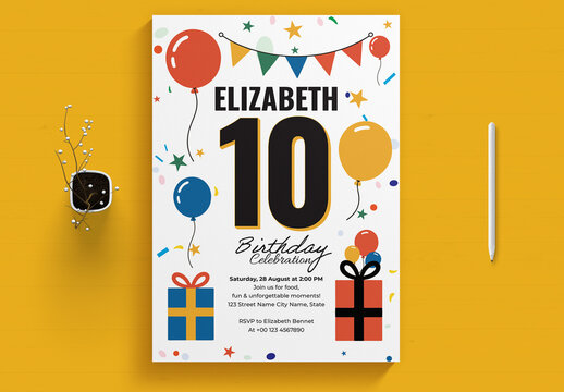 Birthday Flyer Template