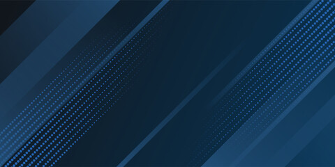 Blue Background. Dark blue abstract background geometry shine and layer element vector for presentation design.