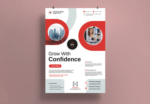 Business Promotion Flyer Template Design