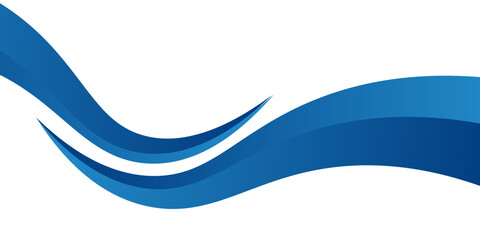 Abstract blue color background. Dynamic shapes composition. Vector illustration